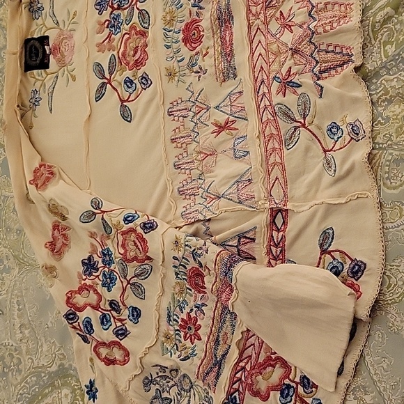 Johnny Was BIYA Open Concept Knit Jacket - Picture 8 of 11